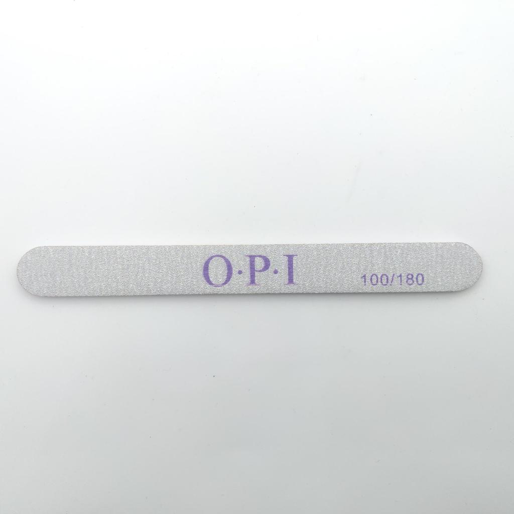 Nail File: Thin, Double-Sided Rhomboid Design in Grey and White for Buffing and Shaping
