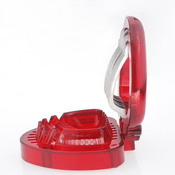 Strawberry Slicer Fruit Carving Knife Cutter With 7 Stainless Steel Sharp Blade Kitchen Gadgets AVE