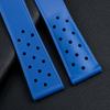 22mm Breathable Silicone Watchband for TAG Heuer F1 CAZ201 WAZ2113 CAZ1010 Watch Strap Soft Rubber Bracelet and Folding Buckle