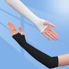 Sun Protection Arm Sleeves For Kids 4-12 Years Summer Sports Cooling Long Arm Cover Girls Boys Elastic Ice Cycling Beach Sleeve