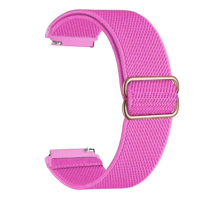 Nylon-Schlaufengurt für Garmin Forerunner 965 55 165 265/Active 6-5/Venu 3-2 Huawei Watch 5-4 Armband für Garmin Approach S50