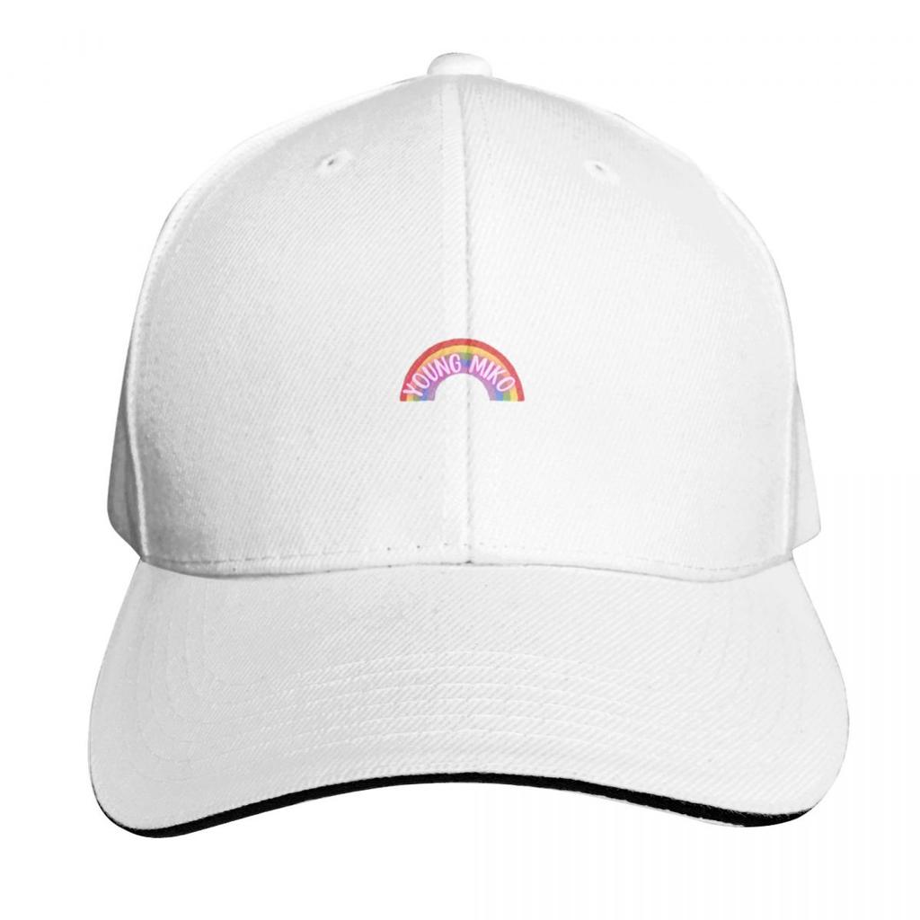 Rainbow Young Miko Baseball Cap Moisture Wicking Quick Dry Curved Brim Classic Fit Low Profile Unstructured