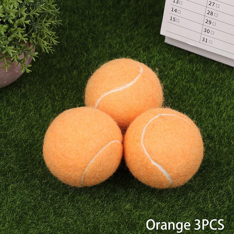 1/3Pcs Tennis Balls Wear-Resistant Highly Elastic Training Balls 65MM Ladies Beginners Durable Practice Tennis Ball For Club
