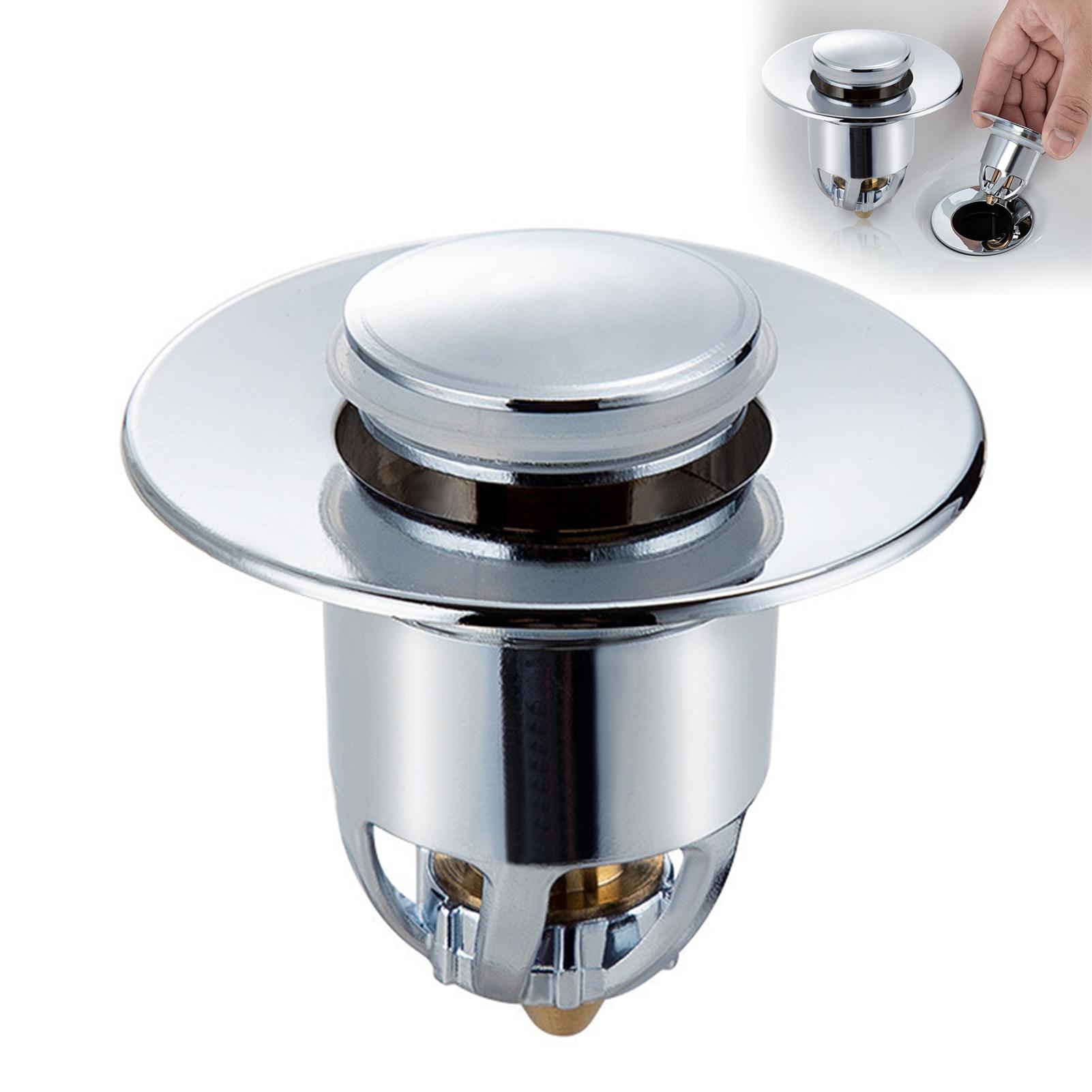 

Universal Bathroom Sink Stopper No Overflow Converter Sink Strainer Plug for Enjoying Fresh Air at Home United States