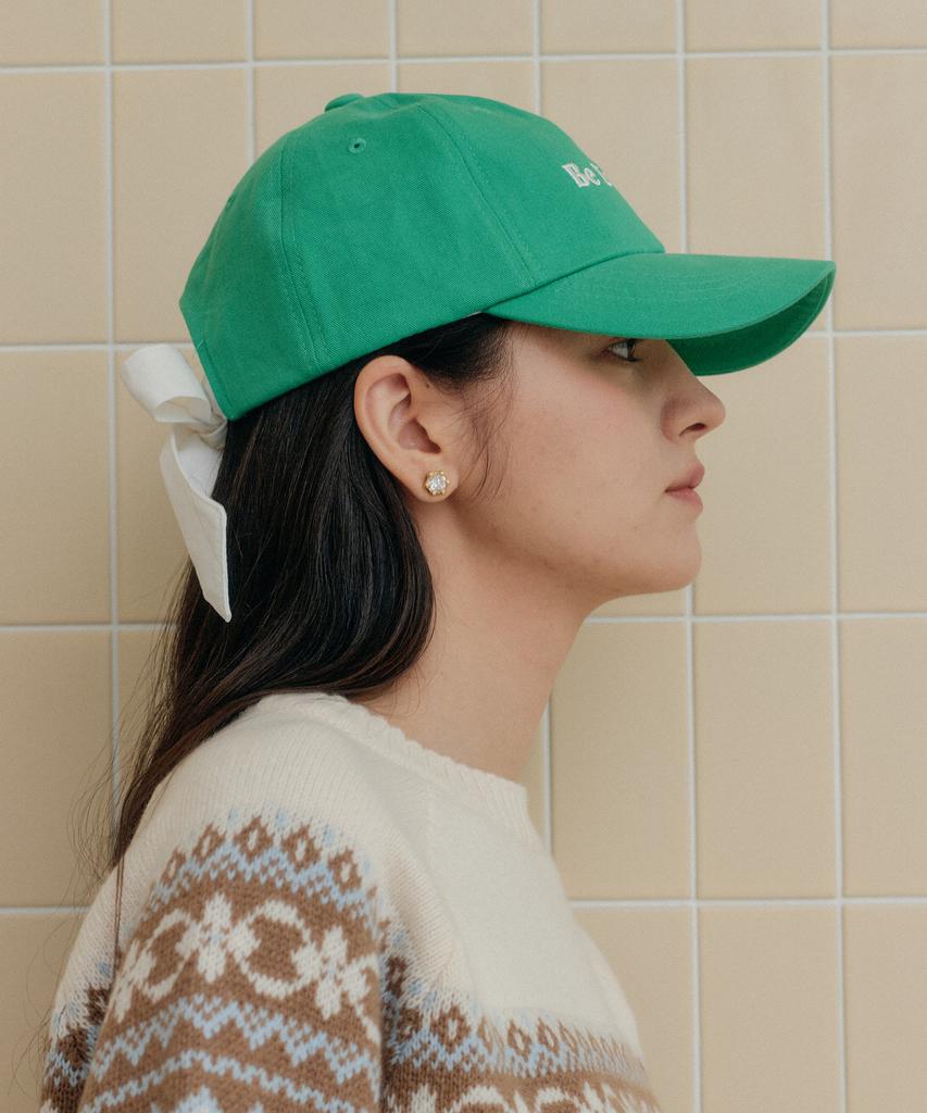 YUPPE Y Ribbon Ball Cap_Green