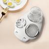 1pc Heavy Duty Manual Egg Slicer, Crusher, and Chopper , Multi Functional Egg Cutter Tool with Circular Blade for Precise Egg, Salad, Breakfast