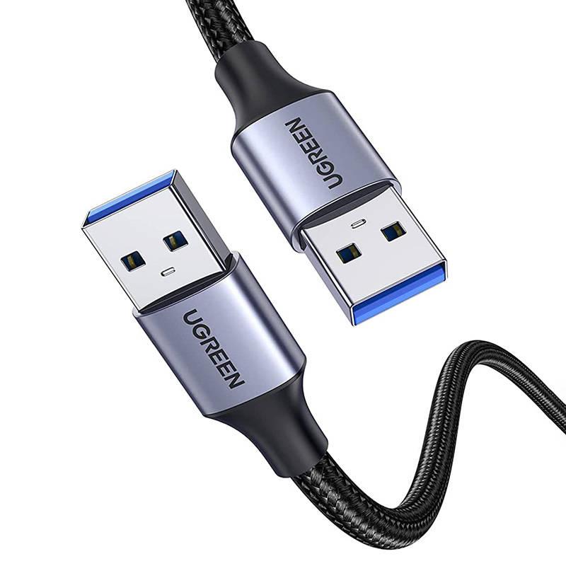 Kabel Usb3.0, Usb-A Męski Do Usb-A Męski,  Ugreen  Us373  2A, 0,5M (Czarny)