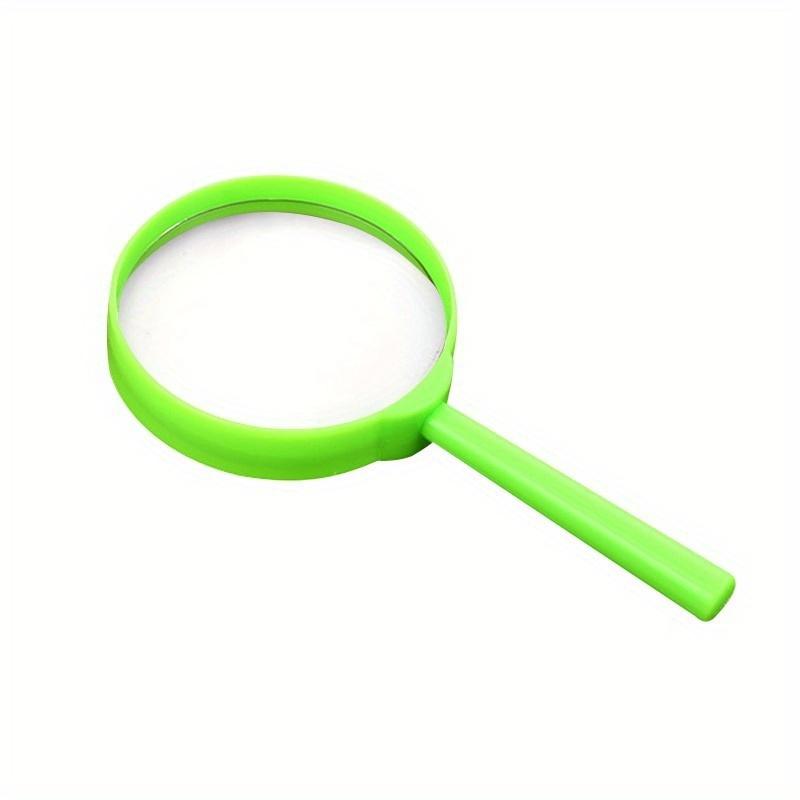 5pcs 3X Random Color Handheld Magnifier Portable Magnifying LoupeReading Glass Lens Kids Inspection Magnifying for Reading Colorful 60mm