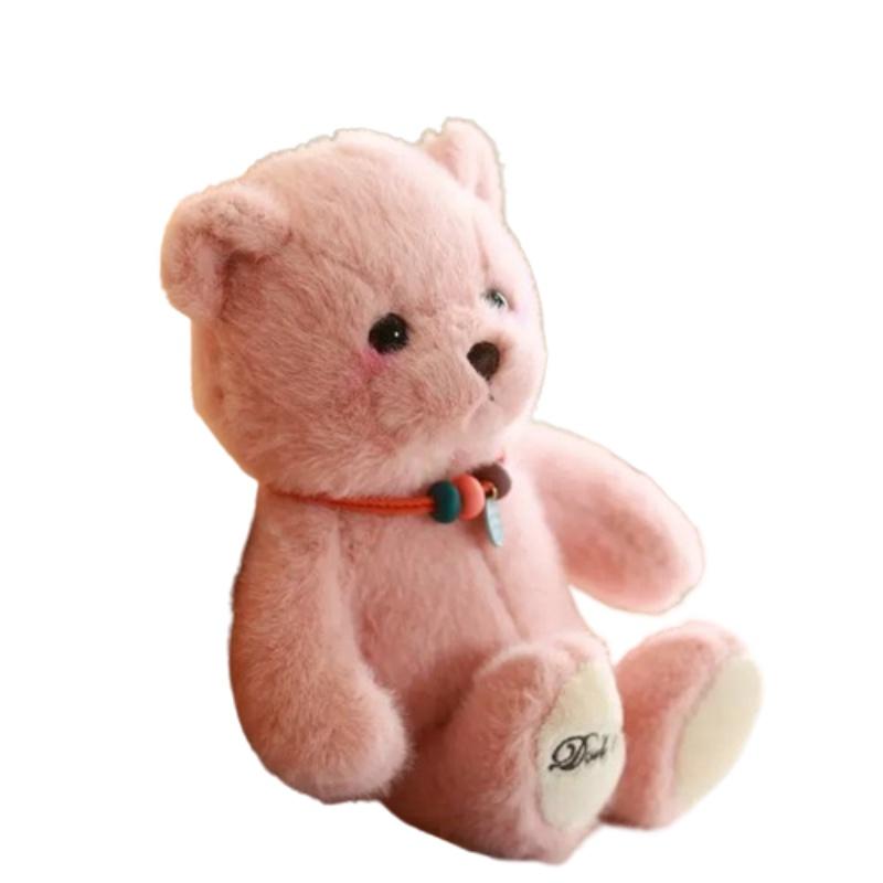 Lucky Teddy Bear Plush Toy For Girls Soft And Cuddly Stuffed Animal For Birthday Gift