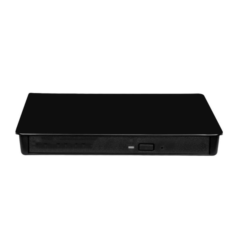 USB3.0 External CDDVD Burners Optical Drive for PC and Laptop with Double USB A & Type C Port
