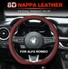 Auto Wildleder Lenkradbezug Sommer Schweißabsorbierend Für GT 147 156 159 166 Giulia Tonale Stelvio Giulietta Milano