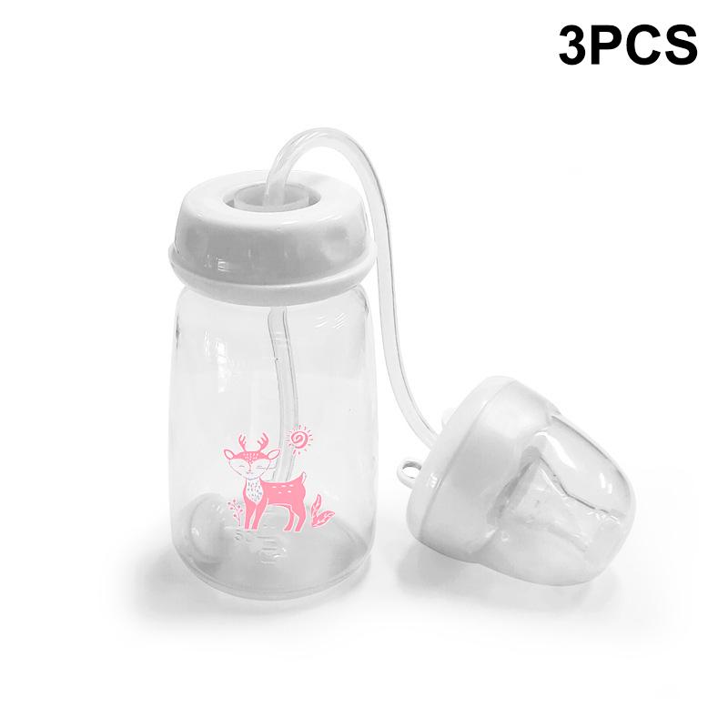 Hands-Free 150Ml Wide-Neck Baby Bottle,Milk Storage Bottle,Pacifier,Multi-Function Anti-Drop Gravity Ball Feeding Bottle