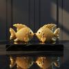 Feng Shui Visbeeld Huiswarmingscadeau Gouden Beeldje Symbool van Succes Chinese Rijkdom