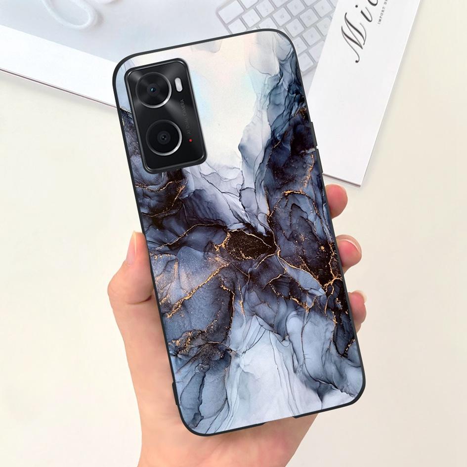 For OPPO A76 A96 4G Case CPH2333 CPH2375 Phone Case Fashion Flower TPU Soft Silicone Cover For OPPO A36 A 76 A 96 OPPOA76 Fundas