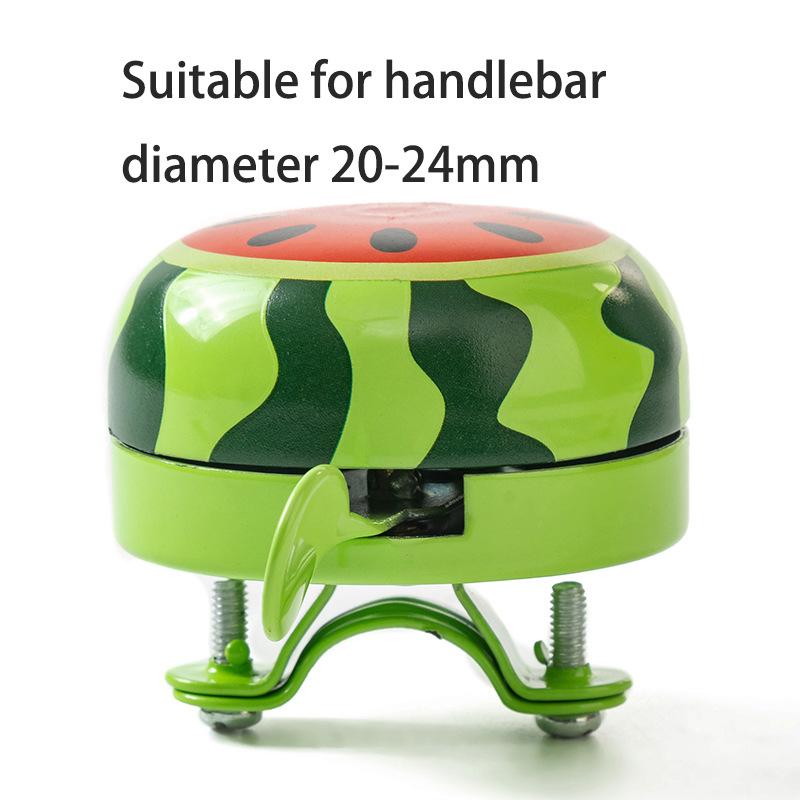 Bike Bell Cartoon Mountain Bike Scooter Children's Bike Bell Watermelon Strawberry Pattern Bike Equipment