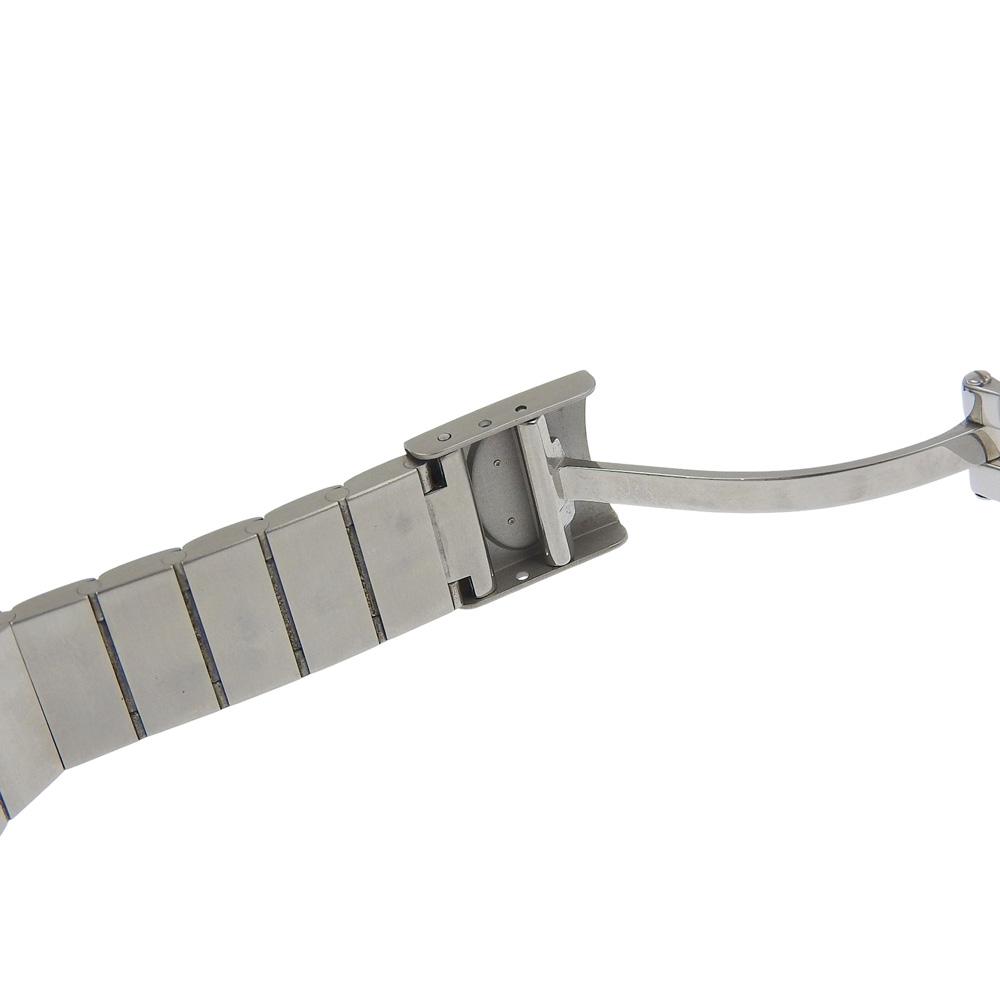 CARTIER Santo Cougar MM Watches W20027K1 whiteDial Stainless Steel Quartz Analog display unisex Used