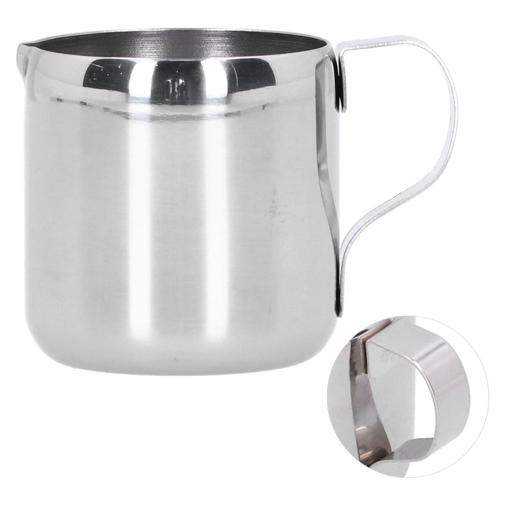 60ml Coffee Pitcher 304 Stainless Steel Milk Frothing Drinking Cup for Home Coffee Shop