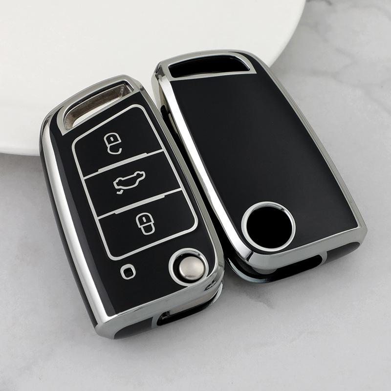 Applicable To Volkswagen Key Cover Tiguan L Shell Mai Suiteng Bora POLO Langyi Car Exploration Yue Lingdu Golf 7 Pack Buckle