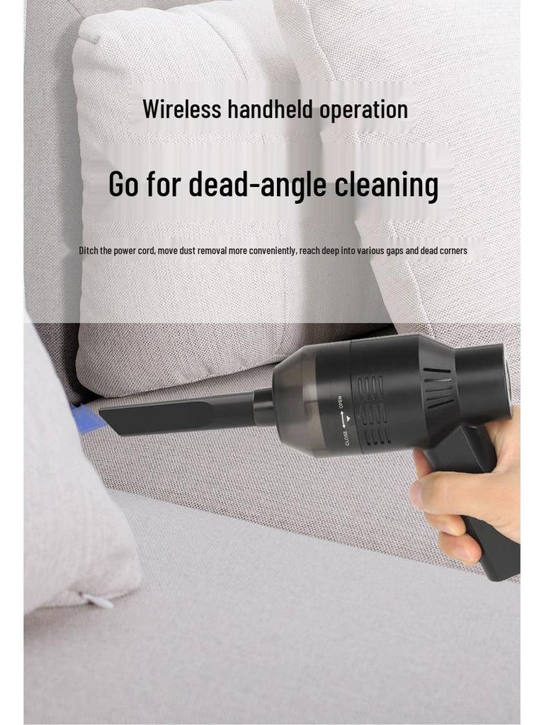 Wireless USB Charging Handheld Vacuum & Speaker Cleaner for Desktop Computers