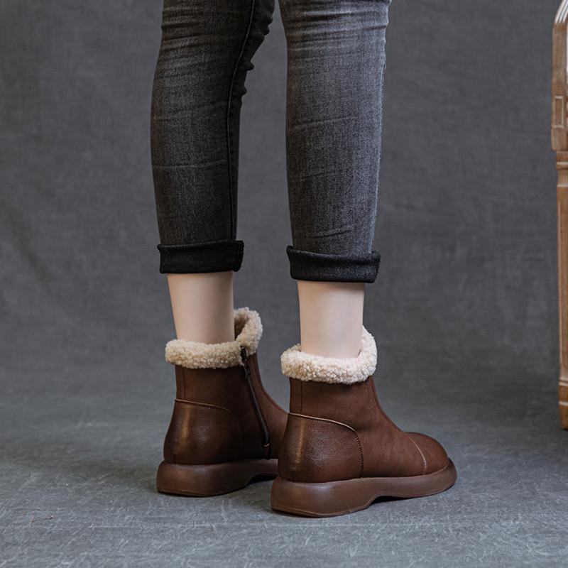 

Распродажа лечение кожа водонепроницаемый пожилой зимние сапоги мать бархат утолщенные хлопковые туфли 2025 зима новые ретро короткие сапоги 42