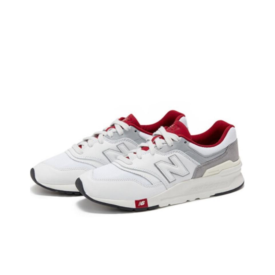 New Balance Nb 997 Univerzální látkové tenisky s nízkým svrškem pro běh Unisex tenisky Bílé Červené CM997HGA