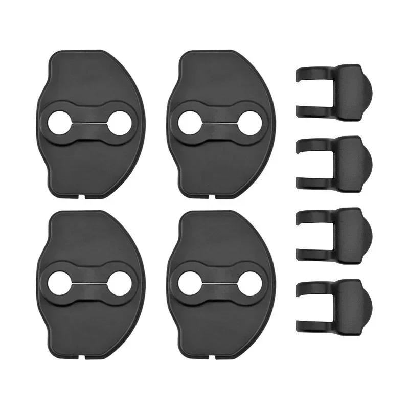 For 2016-2024 Tesla Model 3 Model Y Door Lock Cover Protective Latch Cover Door Stop Cover Set of 8