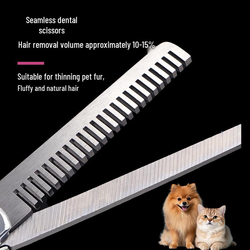 Professional Pet Grooming Scissors for Hair Trimming - Ideal for Teddy, Bichon, and Dog Hair Cutting.