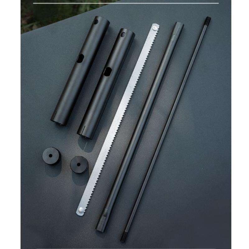 Outdoor Multifunctional Hand Saw  Portable Camping Barbecue Tool  Quick Folding Saw Blade  Field Wood Hand Saw