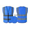 Reflexní bezpečnostní vesta s více kapsami