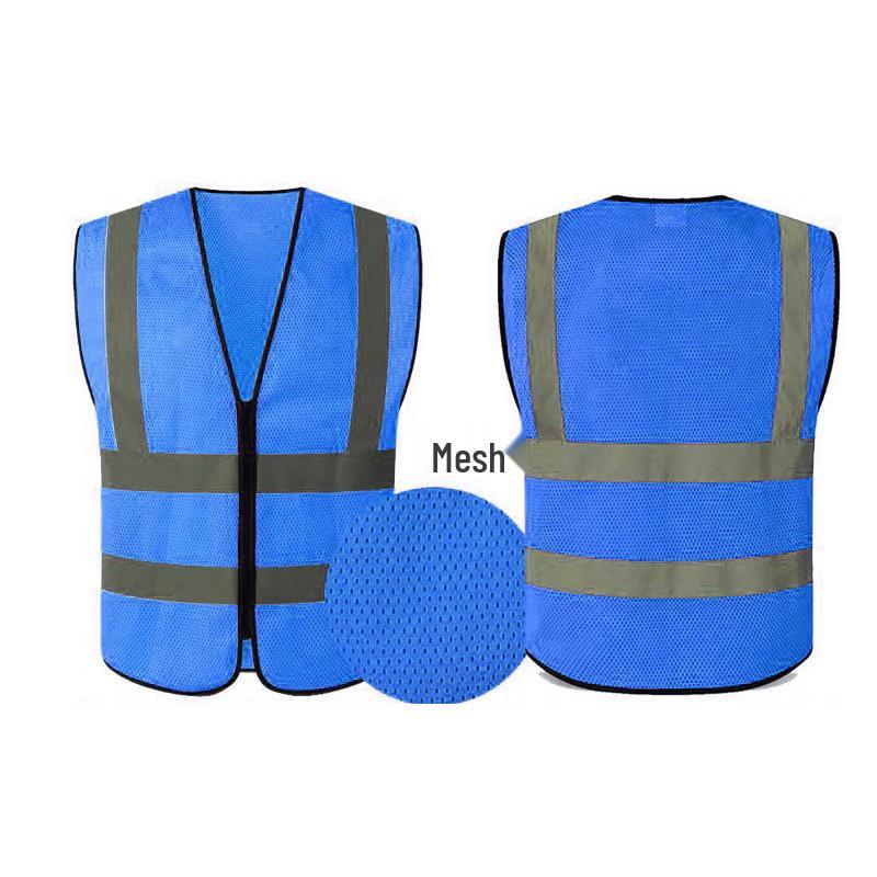 Reflexní bezpečnostní vesta s více kapsami