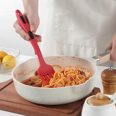 Anti-slip and Heat-resistant Stir-frying Fork Kitchen Tools Creative Household Multi-functional Silicone Cooking Fork Pasta Fork