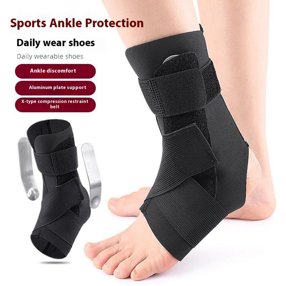 107 1Pc Sports Ankle Support Brace Professional Compression Protection Ankle Guard, Size L