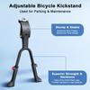 YBLNTEK Bike Kickstand, Adjustable Height Bicycle Double Legs Kick Stands For 24/26/27.5/29 Inch Adult Bikes, Center Mount Bicycle Kickstand For