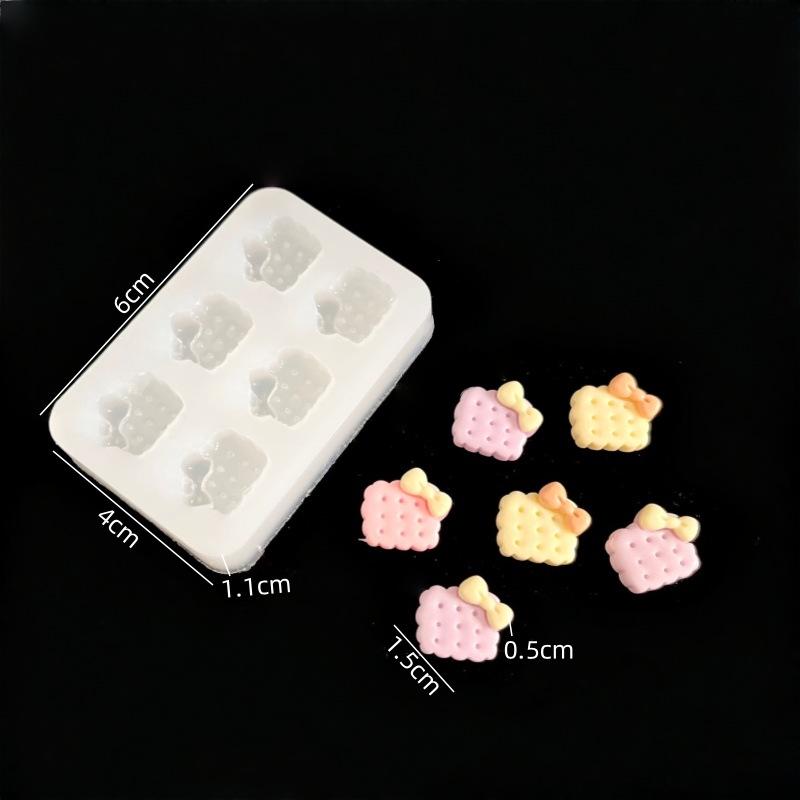 Small Nose Kitten Sandwich Cookie Silicone Mold - Food-Grade & Flexible