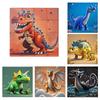 Non-Toxic 3D Magnetic Puzzle Blocks For Kids - Cartoon Dinosaurs Cars Animals Diy Magnetic Building Blocks Toys For Children Adult Toy