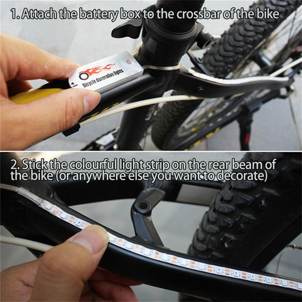 MTB Bike LED Strip Lights Bicycle Lights Bike Rear Lamp Bicycle Taillight Bicycle Decorative Light