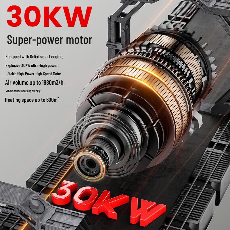 Delixi Industrial Electric Fan Heater