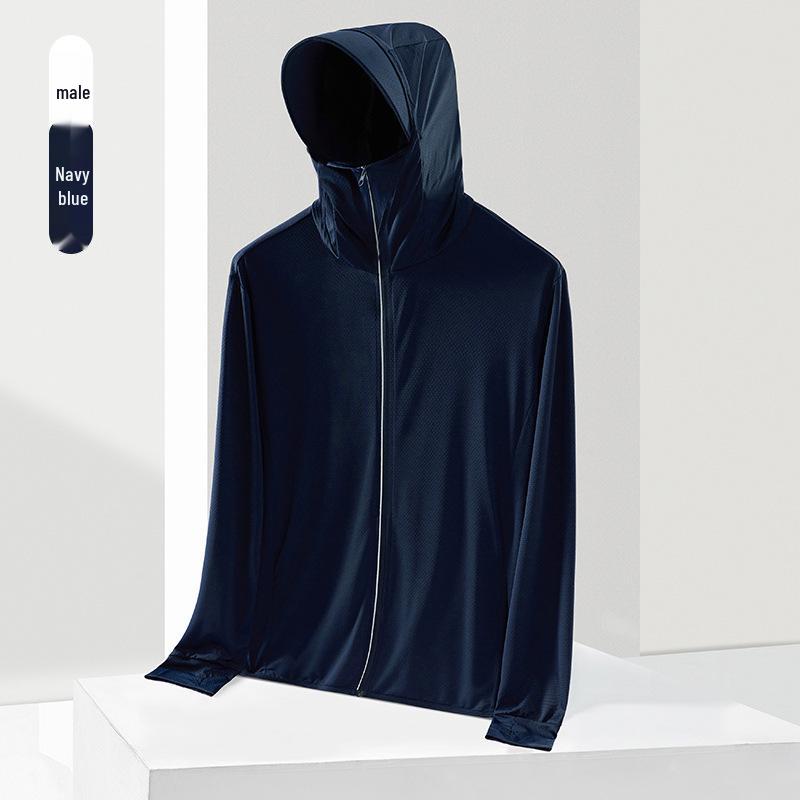 Herren Sommerjacke mit UV-Schutz aus Eis-Seide 2026: Leichter, atmungsaktiver Sonnenschutz für das Angeln im Freien