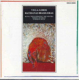 

CD VILLA LOBOS, BATIZ - Bachianas Brasileiras CE255860 EMI Japan Classical Used