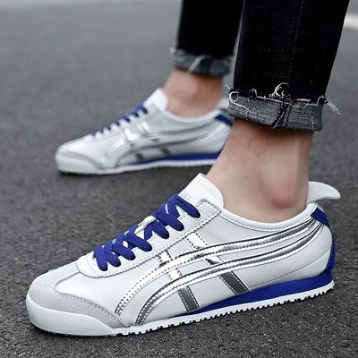 Chaussures de Course Unisexe Style Couple Vente Chaude Cuir Véritable Quatre Saisons Classique Décontracté Chaussures de Couple 2025Été Respirant Seaso