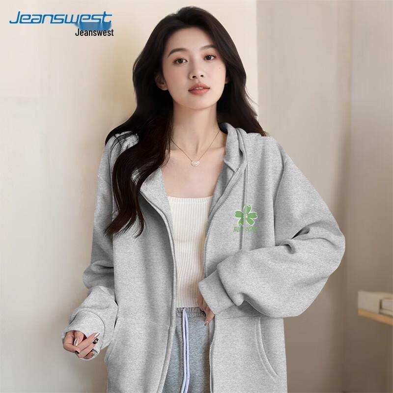 JEANSWEST Women's Hooded Sportswear Jacket