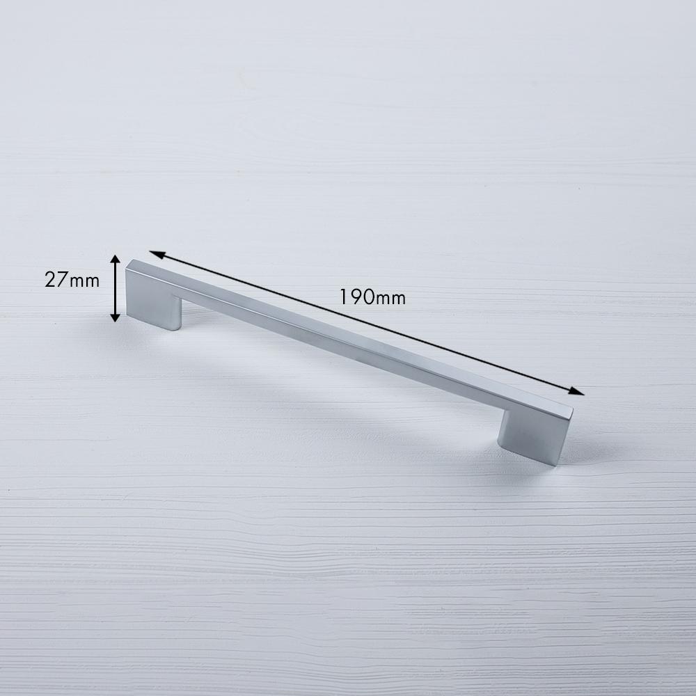 Ferro Fiori Zamak Bracket Handle Pulls for Kitchen and Cabinet, Aluminium, Nickel, Chrome Cabinet and Drawer Pulls