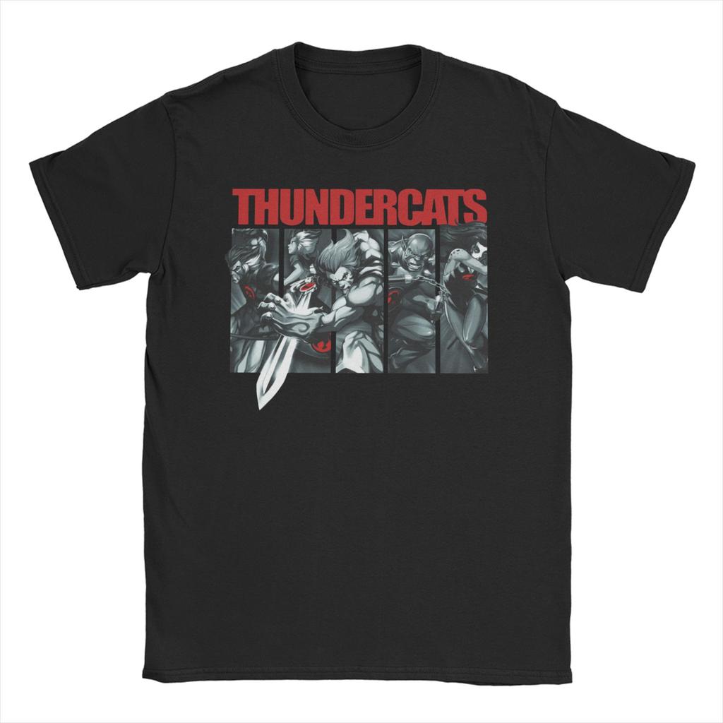 Comedy Film Logo 80s Lion Animated  for Men Women T Shirts Thundercats Tees Round Neck TShirt Cotton Birthday Gift Clothing