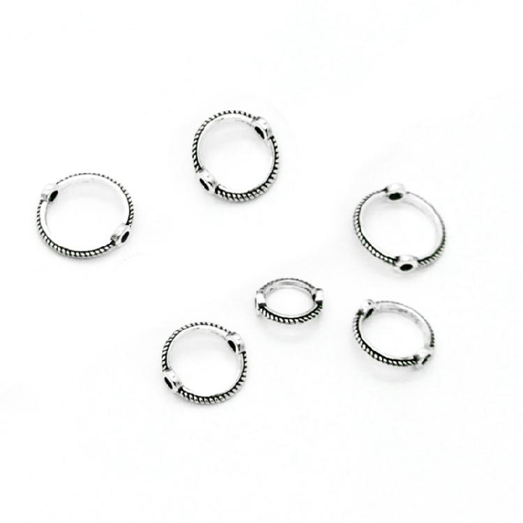 30Pieces Hollow Bead Caps Spacers End Caps for DIY Jewelry Bracelet Necklace