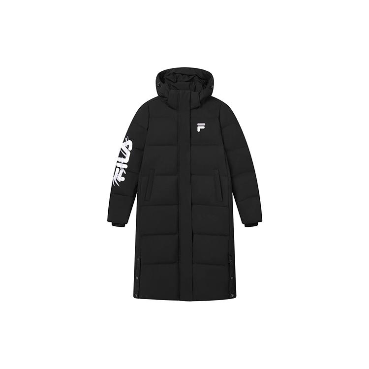 New FILA Down Jacket Winter Women's Jet Black F11W149909FBK