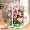 Compatible Purple Cherry Blossom Tree House for Lego with Castle Bouquet, Assembly Toys for Kids, Gift & Exquisite Ornament