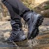 Hiking Shoes Men's High-top Large Size Breathable Anti-splashing Non-slip Camping Shoes Women's Outdoor Hiking Shoes