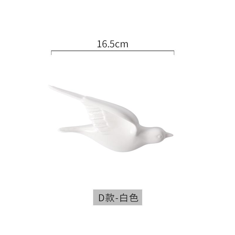 Golden Bird Wall Decoration Background Wall Simulation Bird Suspended Structure Pendant Hanging Decoration Home Decoration