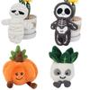 Halloweenské dekorace Plyšáci Roztomilá dýně Mumie Kostlivec Plyšové panenky zeleniny Vtipný kreslený přívěsek na tašku Plyšové klíčenky Dárky