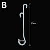 9.5/13/16cm Tomato Support J Shaped Ear Hook Clip Garden Vegetable Grape Vine Fastener Buckle Prevent Fruit Cluster Falling 50Pcs